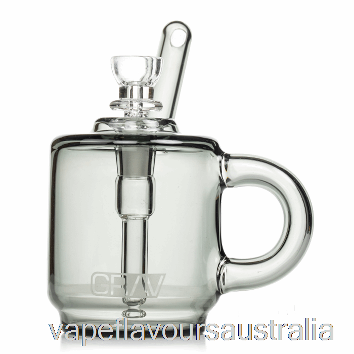 Vape Australia GRAV Coffee Mug Pocket Bubbler Smoke Grey